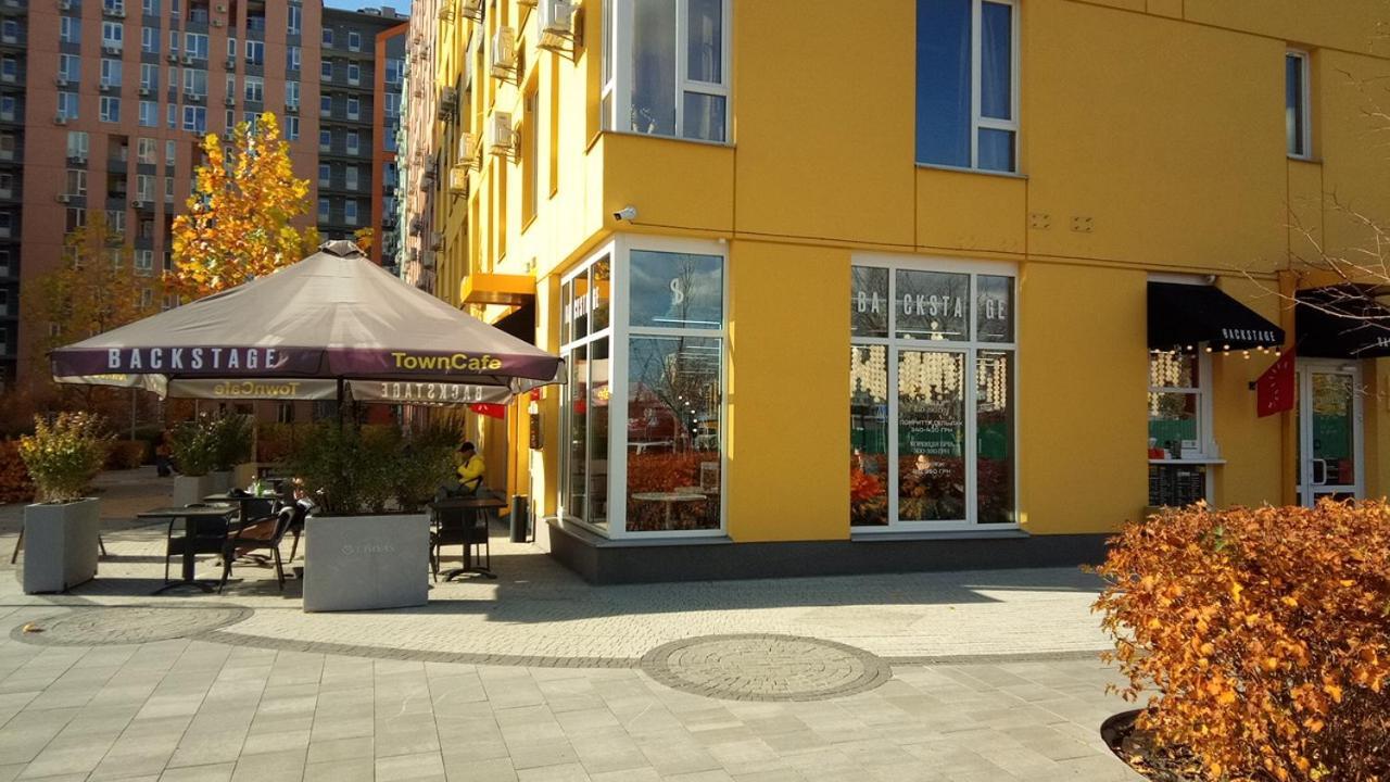 Positive Smile Studio Apartment In The Colorful Comfort Town Residental Complex. Kt-06. Kiev Exteriör bild