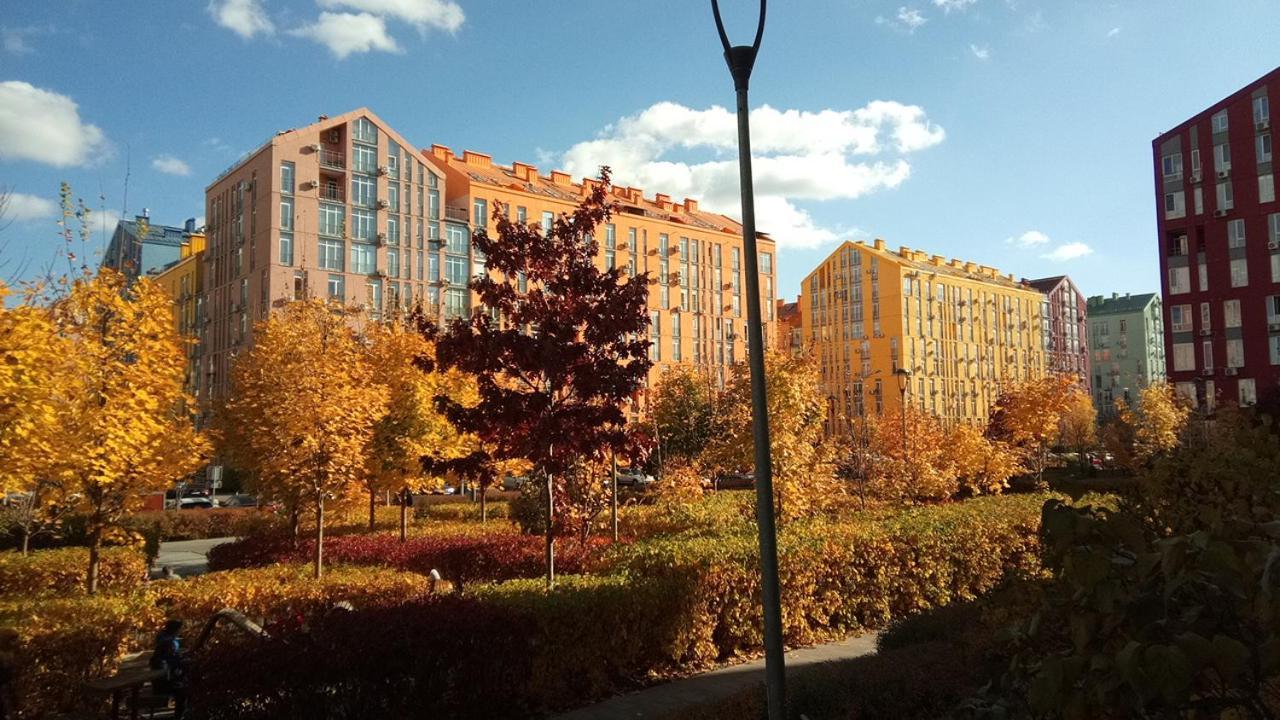 Positive Smile Studio Apartment In The Colorful Comfort Town Residental Complex. Kt-06. Kiev Exteriör bild